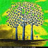 唯美好看发财树微信头像