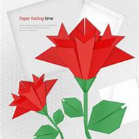 唯美好看康乃馨微信头像