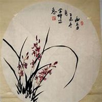 唯美好看春兰花微信头像