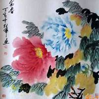 唯美好看月兰花微信头像