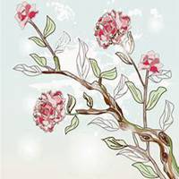 唯美好看月兰花微信头像