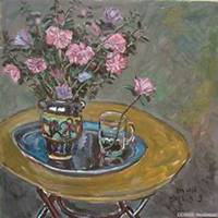 唯美好看木槿花微信头像