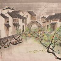 唯美好看杏花微信头像