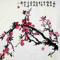 唯美好看杏花微信头像