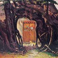 唯美好看榕树微信头像