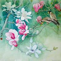 唯美好看玉兰花微信头像