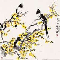 唯美好看腊梅微信头像