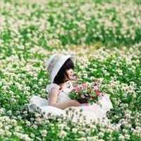 唯美好看茉莉花微信头像