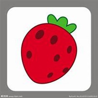 唯美好看草莓微信头像