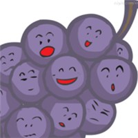 唯美好看葡萄微信头像