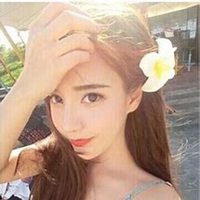 唯美好看鸡蛋花微信头像