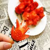 微信草莓头像_高清草莓花朵图片大全