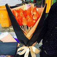 微信草莓头像_高清草莓花朵图片大全