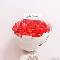 微信草莓头像_高清草莓花朵图片大全