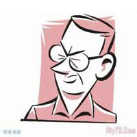 戴墨镜动漫男头像一对