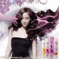 微商洗发水广告头像