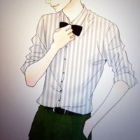 帅气漫画男素描头像