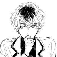 手绘头像男生插画
