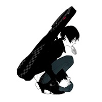 手绘头像男生插画