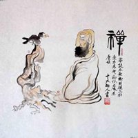 打坐念经参禅微信头像