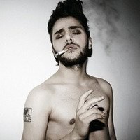 抽象头像男黑白