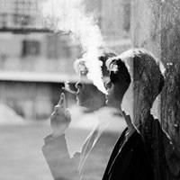 抽象头像男黑白