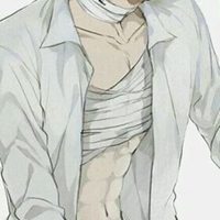 清新上半身无头男头像