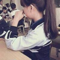校服头像女生背影
