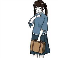 校服头像手绘图片