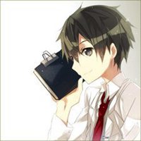 校服头像手绘图片