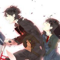 校服头像手绘图片