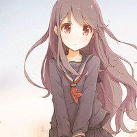 校服头像手绘图片