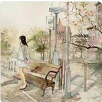 头像背影女意境