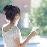 森系复古意境花女头像高清