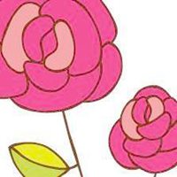 花朵和杯子头像