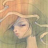 创意神秘美女头像