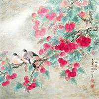 男生吃水果头像