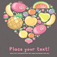 欧美头像卡通水果