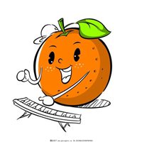 手绘水果头像卡通人物