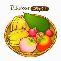 只有一个水果头像