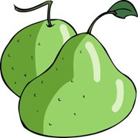 男生吃水果头像