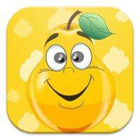 白底方块水果头像