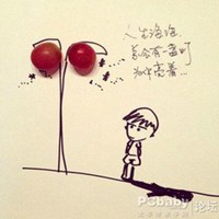 水果苹果做米妮头像
