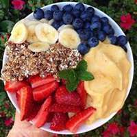 手绘水果情侣头像卡通