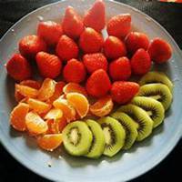 手绘水果情侣头像卡通