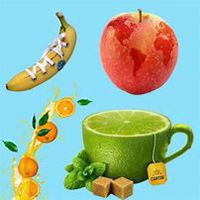 蔬菜水果手绘头像