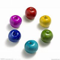 欧美女生拿着水果头像