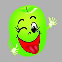 白底小水果小图案头像