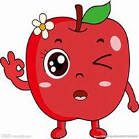 水果苹果头像卡通