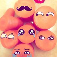 手绘小水果头像可爱